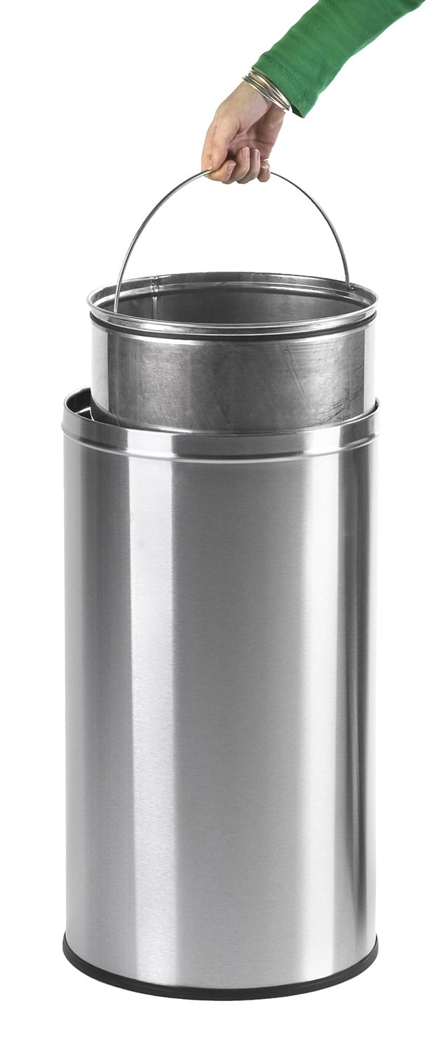 Pushcan 40L Stainless steel