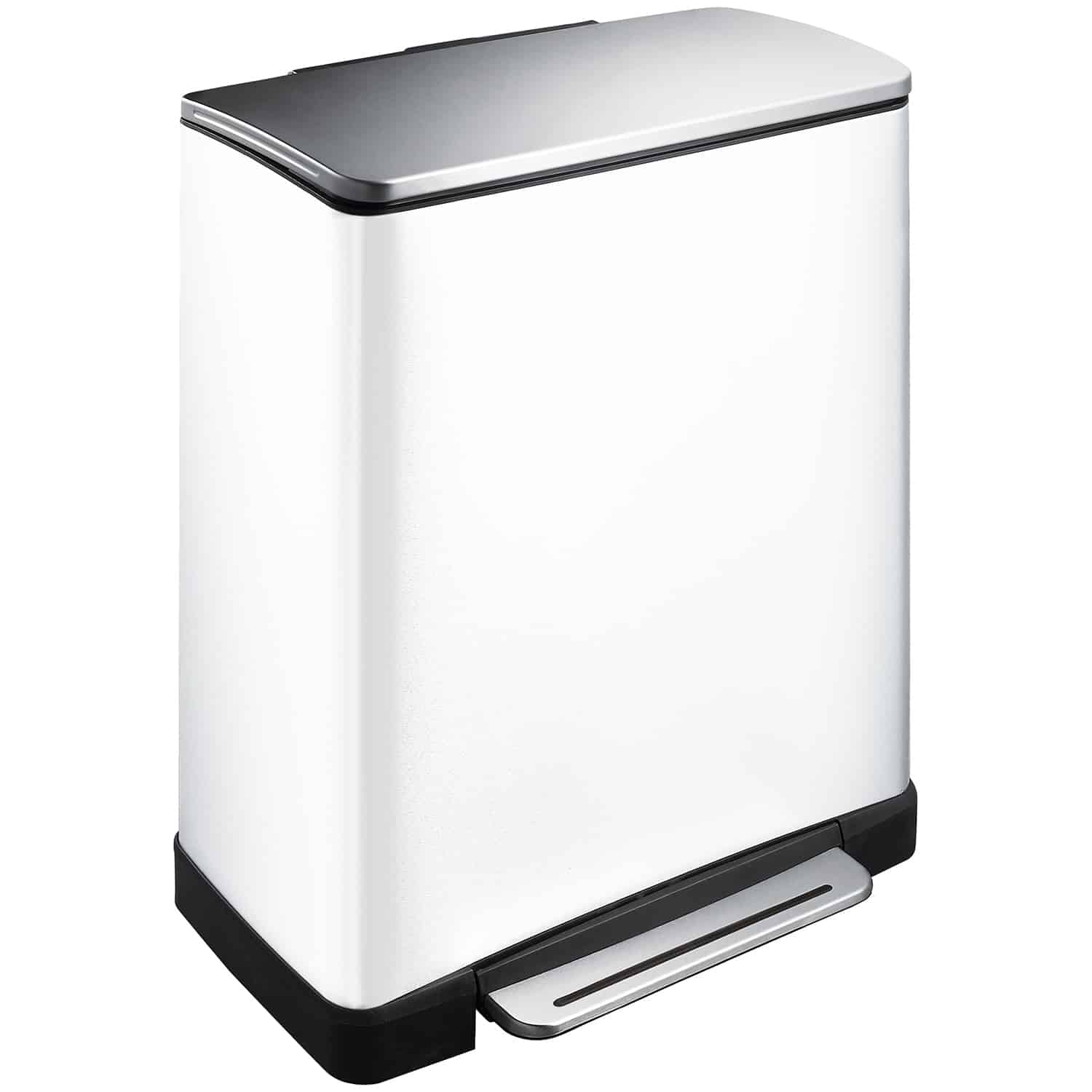 Order E-Cube Recycle Step Bin 28+18L White online at EKO Europe