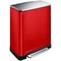 E-Cube Recycle Step Bin 28+18L Red