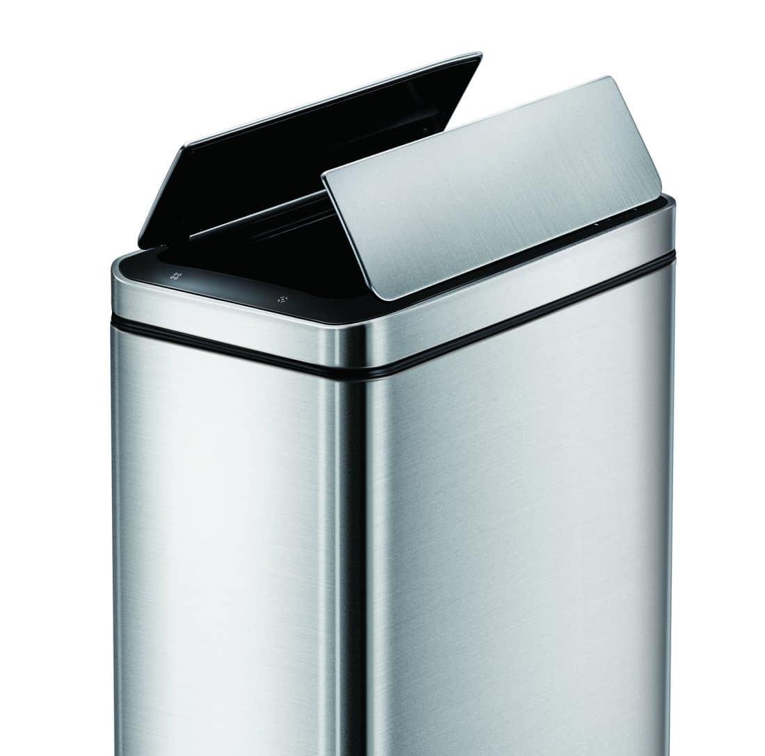 DeLuxe Phantom Recycle Sensor Bin 20+20L Matt s/s