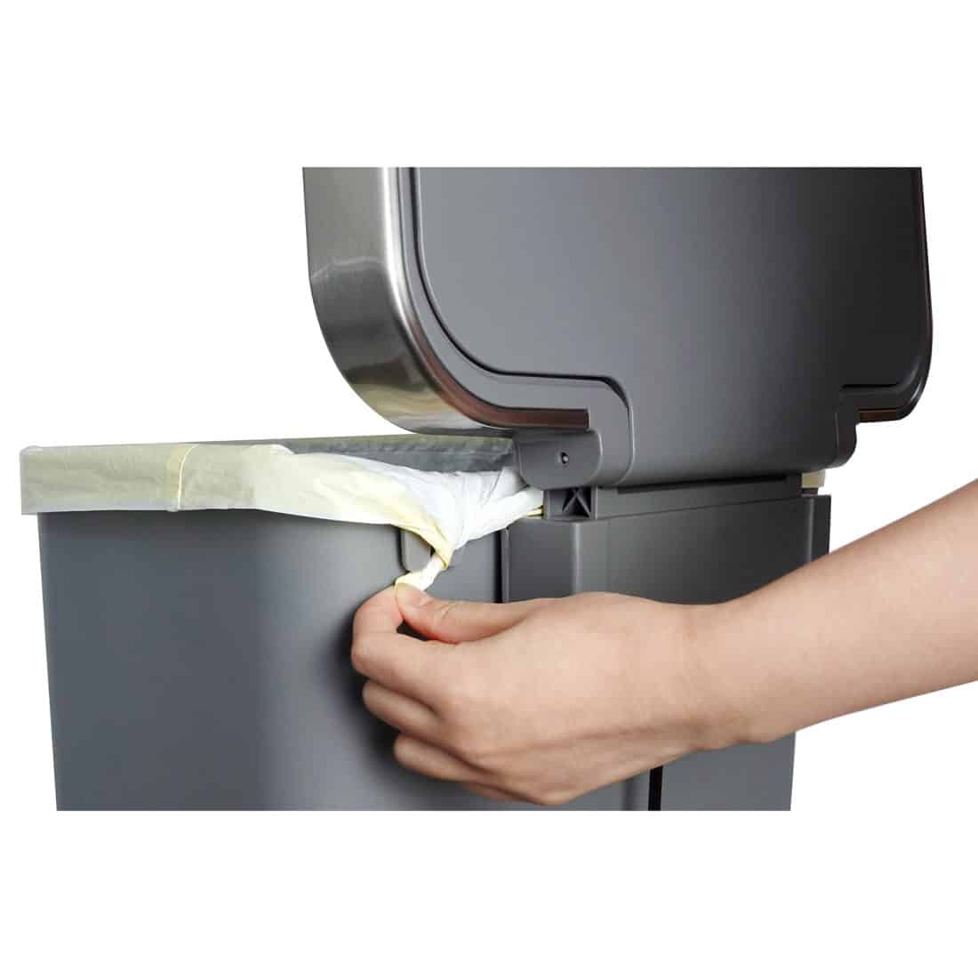 Hana Step Bin 45l Grey