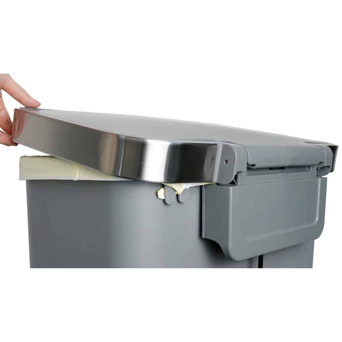 Hana Step Bin 45l Grey