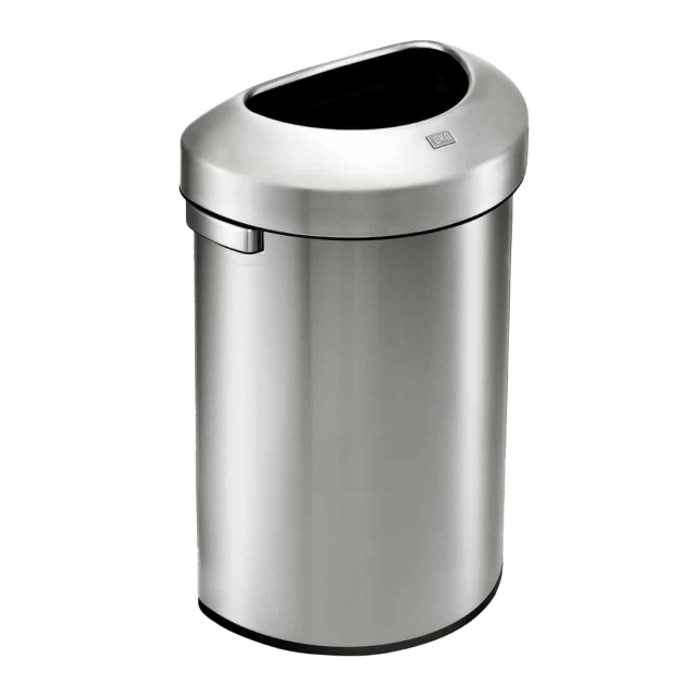 Urban Semi-round Bin 80L Matt s/s
