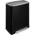 E-Cube Recycle Step Bin 28+18L Black