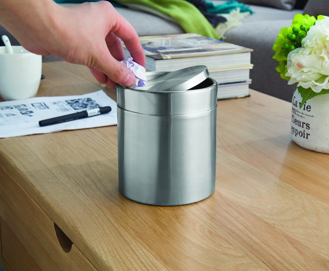 Fandy Table Trash Bin 1,5L Matt s/s