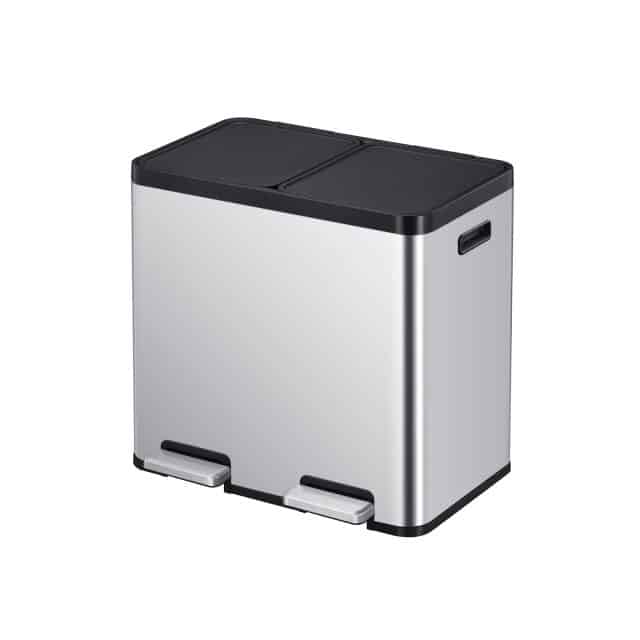Essential Recycling Pedal Bin 22 22l Matt S S
