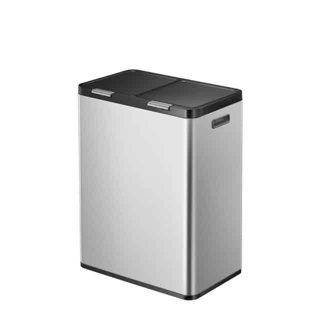Essential Touch Recycler 2 Waste Bin 30 30l Matt S S
